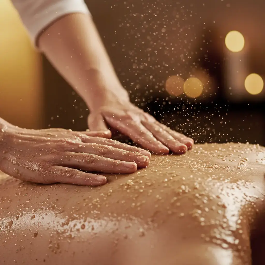Organic body scrub